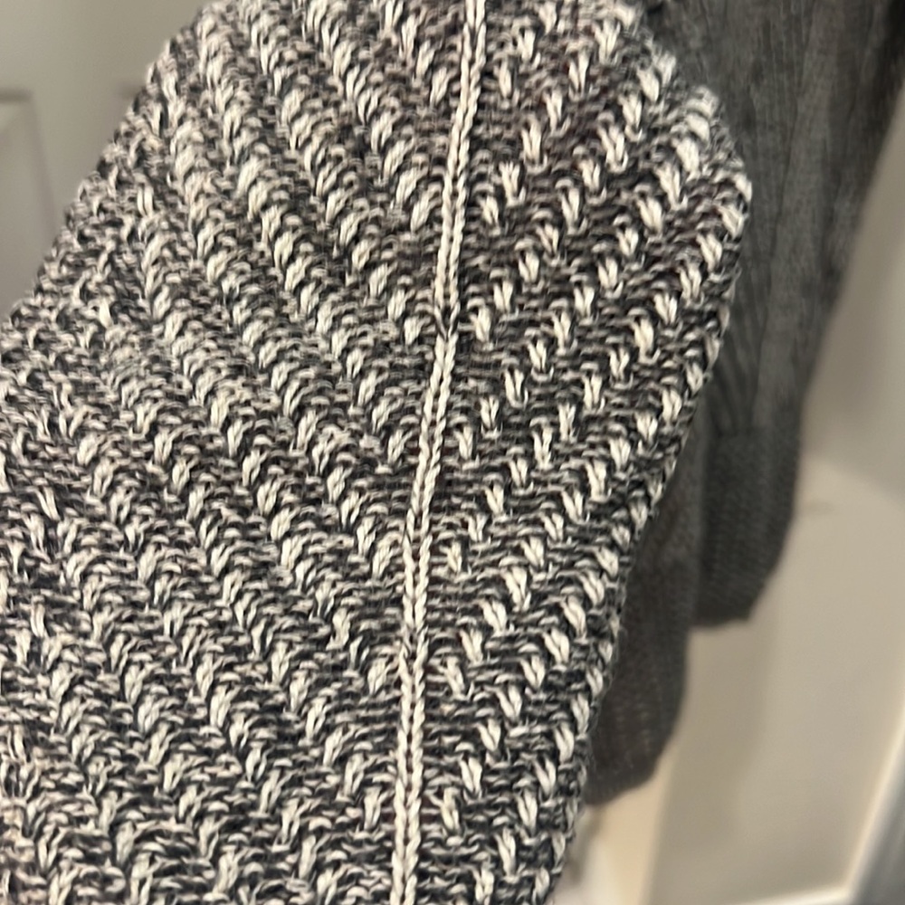 Cowl neck breathable 100% cotton neutral sweater, 888 size large - Picture 8 of 9